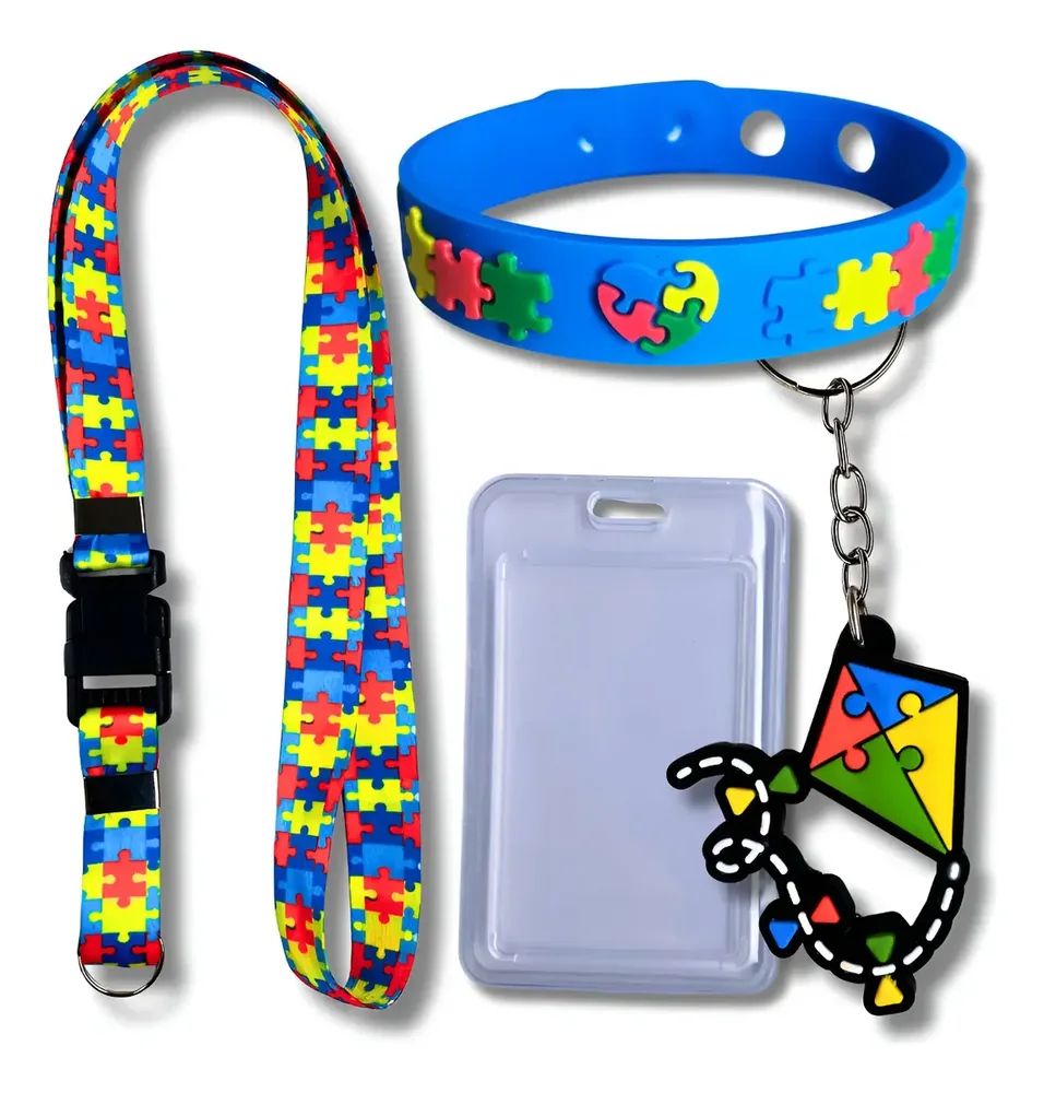 Foto do produto Kit Cordão de Identificação — Autismo