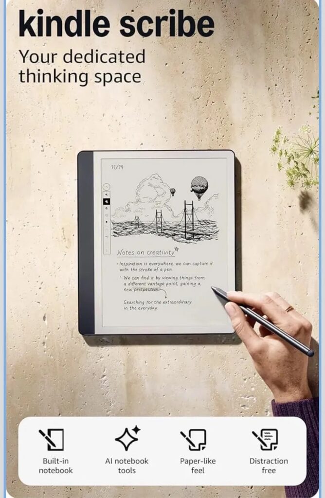 Foto do produto Kindle Scribe tela de 10,2 polegadas
